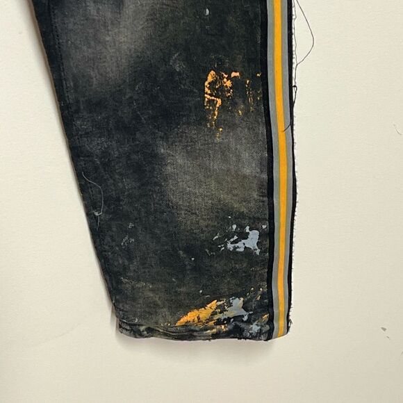 NWOT Jordan Craig University Gold Side Stripe Sean Jeans Sz 36/32 - Picture 8 of 12